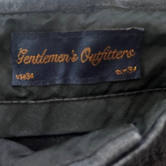 Gentlemens OutfittersShorts Black 34 Stretch Styled for Dapper Gents Flat Front - Picture 5 of 7